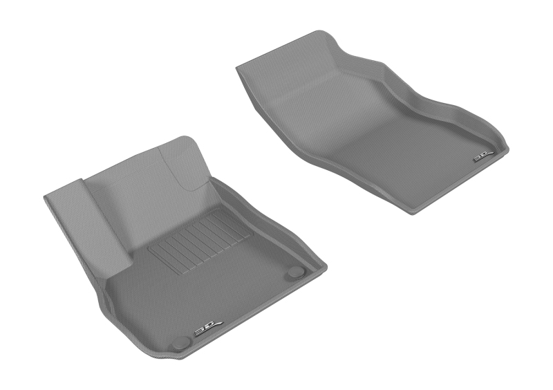 Buick Lacrosse Floor Mats - Front - 3D MAXpider - Kagu - Gray - `17-`19